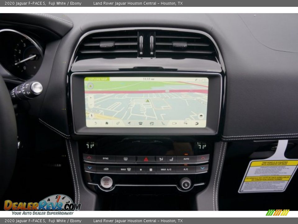 2020 Jaguar F-PACE S Fuji White / Ebony Photo #14