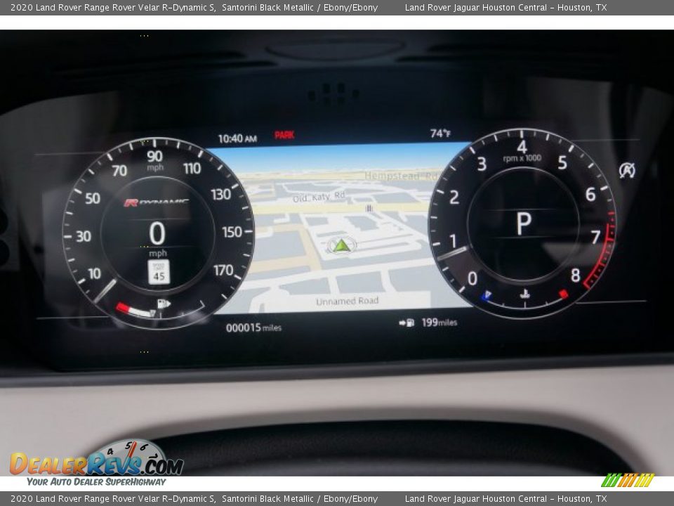 2020 Land Rover Range Rover Velar R-Dynamic S Santorini Black Metallic / Ebony/Ebony Photo #14