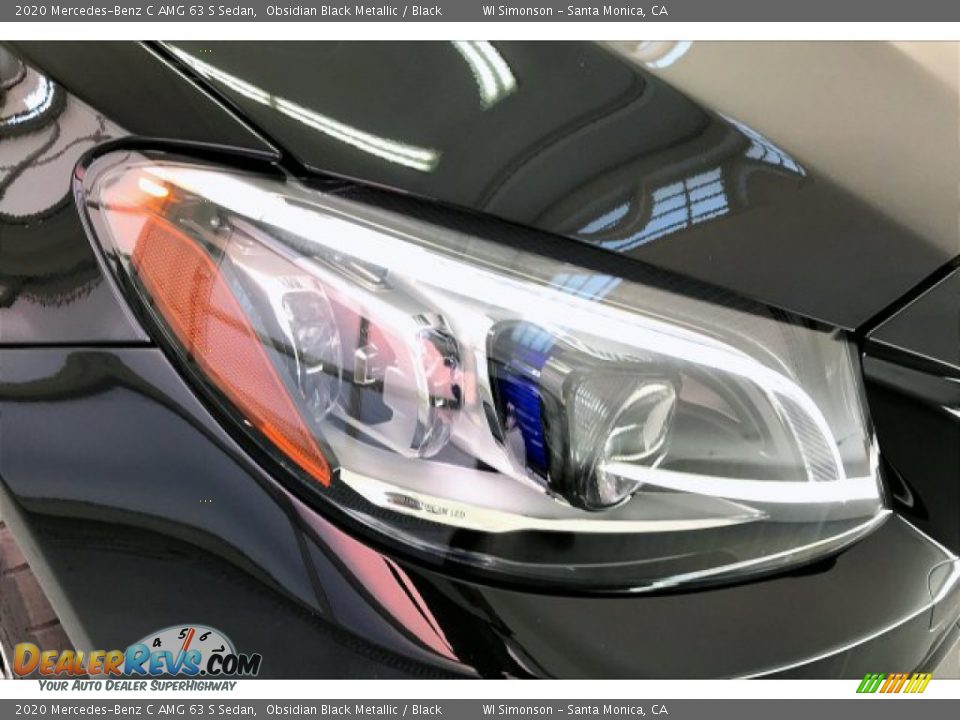 2020 Mercedes-Benz C AMG 63 S Sedan Obsidian Black Metallic / Black Photo #32
