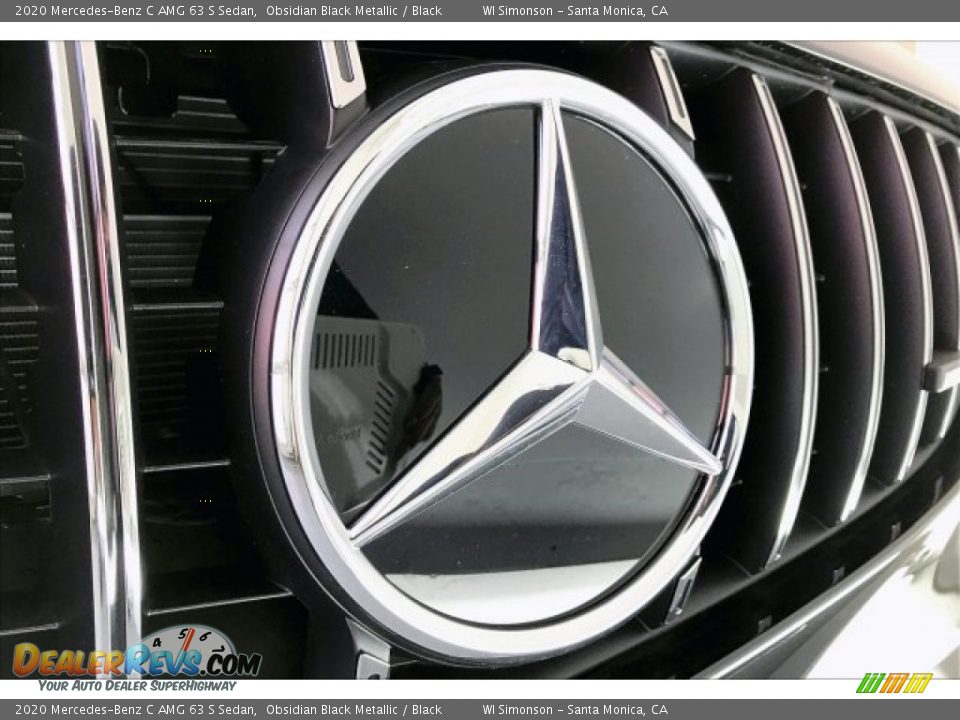 2020 Mercedes-Benz C AMG 63 S Sedan Obsidian Black Metallic / Black Photo #33
