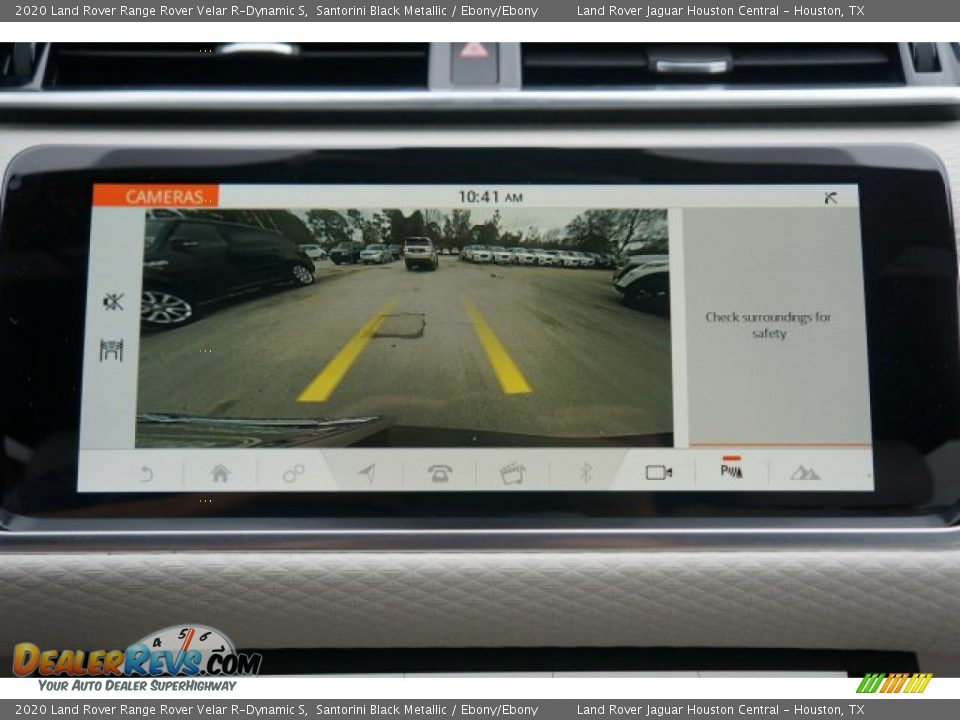 2020 Land Rover Range Rover Velar R-Dynamic S Santorini Black Metallic / Ebony/Ebony Photo #16