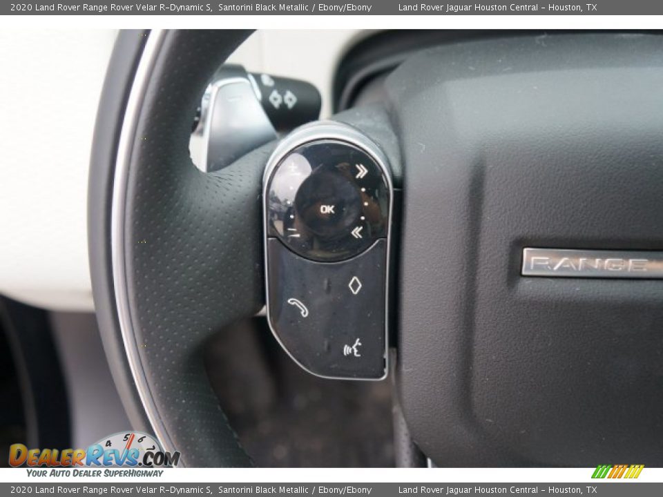 2020 Land Rover Range Rover Velar R-Dynamic S Santorini Black Metallic / Ebony/Ebony Photo #20