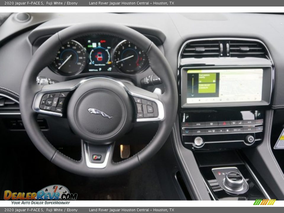 2020 Jaguar F-PACE S Fuji White / Ebony Photo #28