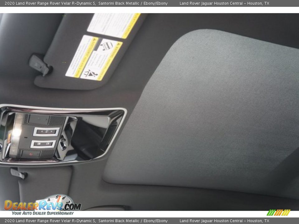 2020 Land Rover Range Rover Velar R-Dynamic S Santorini Black Metallic / Ebony/Ebony Photo #27
