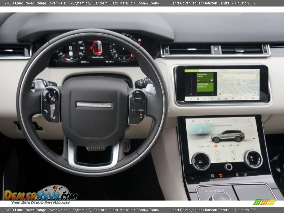2020 Land Rover Range Rover Velar R-Dynamic S Santorini Black Metallic / Ebony/Ebony Photo #29