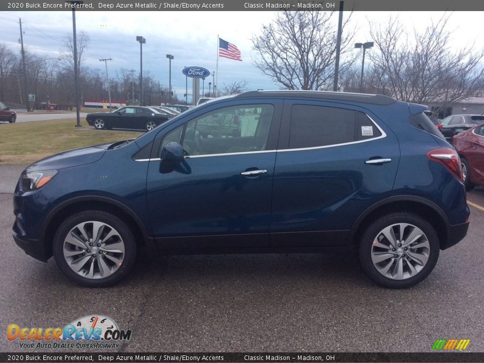 2020 Buick Encore Preferred Deep Azure Metallic / Shale/Ebony Accents Photo #6
