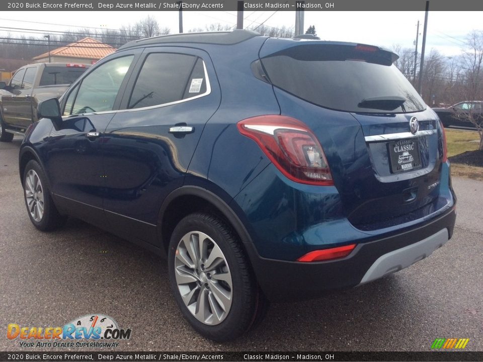 2020 Buick Encore Preferred Deep Azure Metallic / Shale/Ebony Accents Photo #7