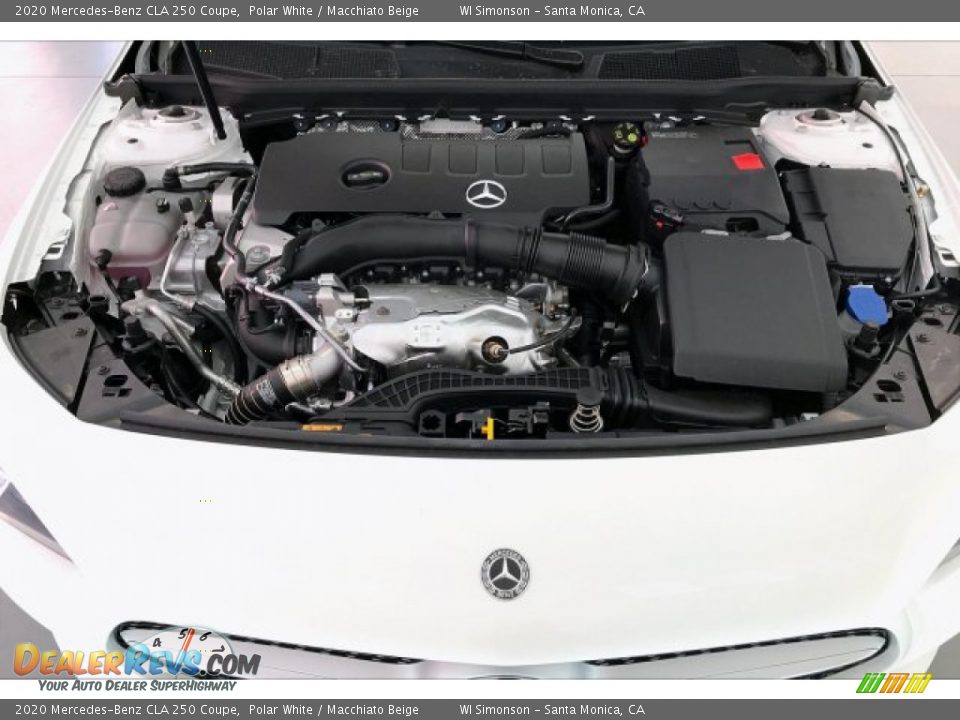 2020 Mercedes-Benz CLA 250 Coupe Polar White / Macchiato Beige Photo #8