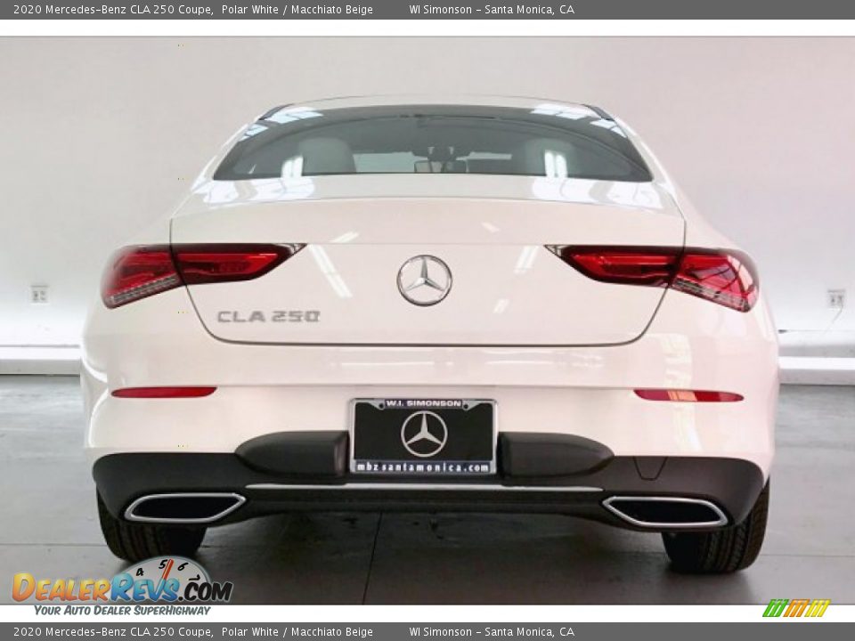 2020 Mercedes-Benz CLA 250 Coupe Polar White / Macchiato Beige Photo #3