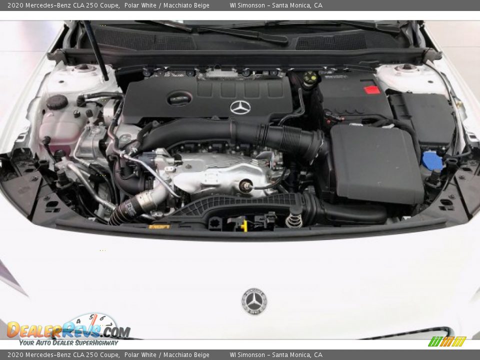 2020 Mercedes-Benz CLA 250 Coupe Polar White / Macchiato Beige Photo #8