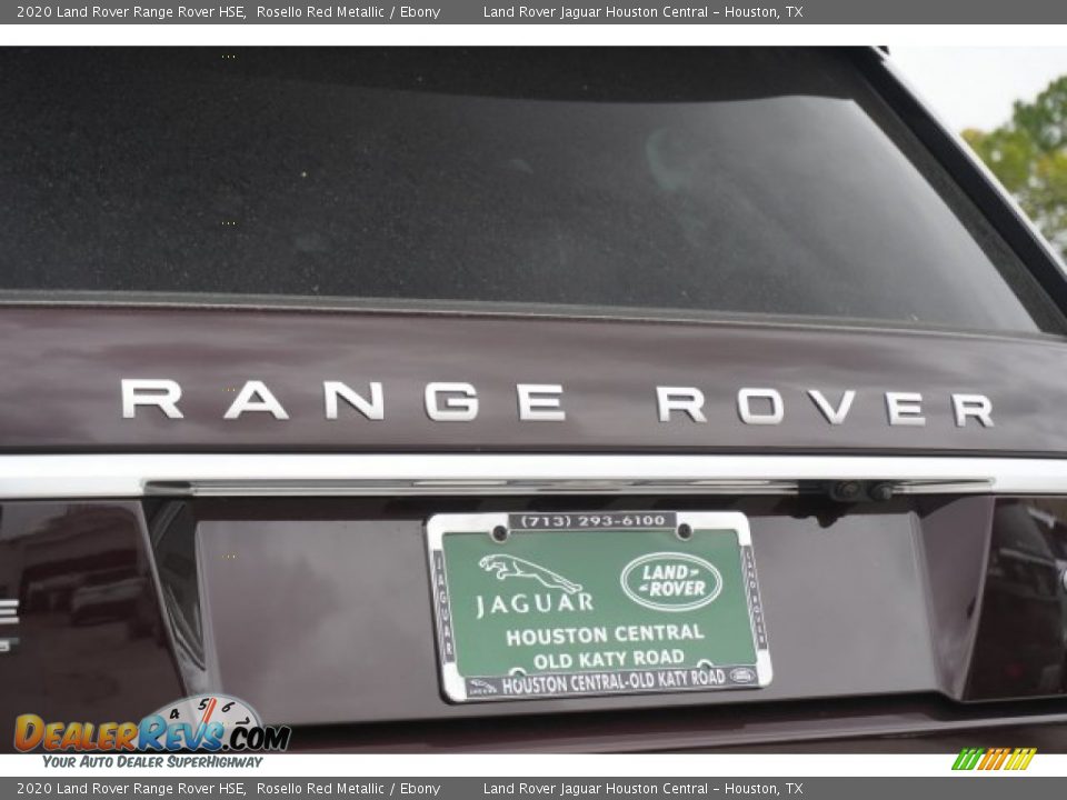 2020 Land Rover Range Rover HSE Rosello Red Metallic / Ebony Photo #9