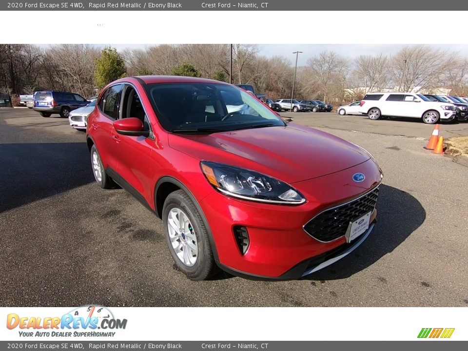 2020 Ford Escape SE 4WD Rapid Red Metallic / Ebony Black Photo #1