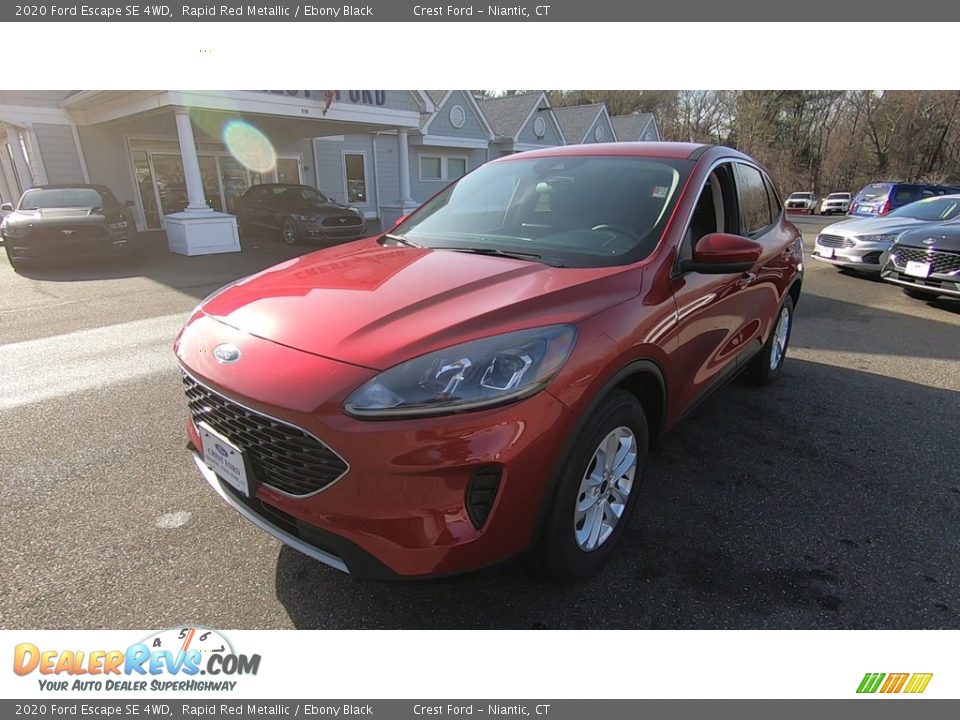 2020 Ford Escape SE 4WD Rapid Red Metallic / Ebony Black Photo #3