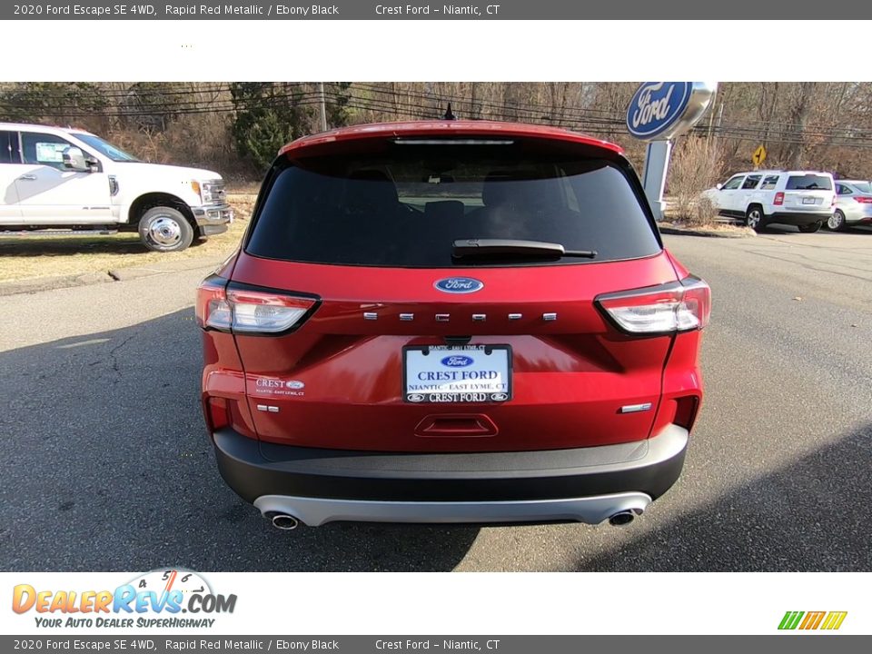 2020 Ford Escape SE 4WD Rapid Red Metallic / Ebony Black Photo #6