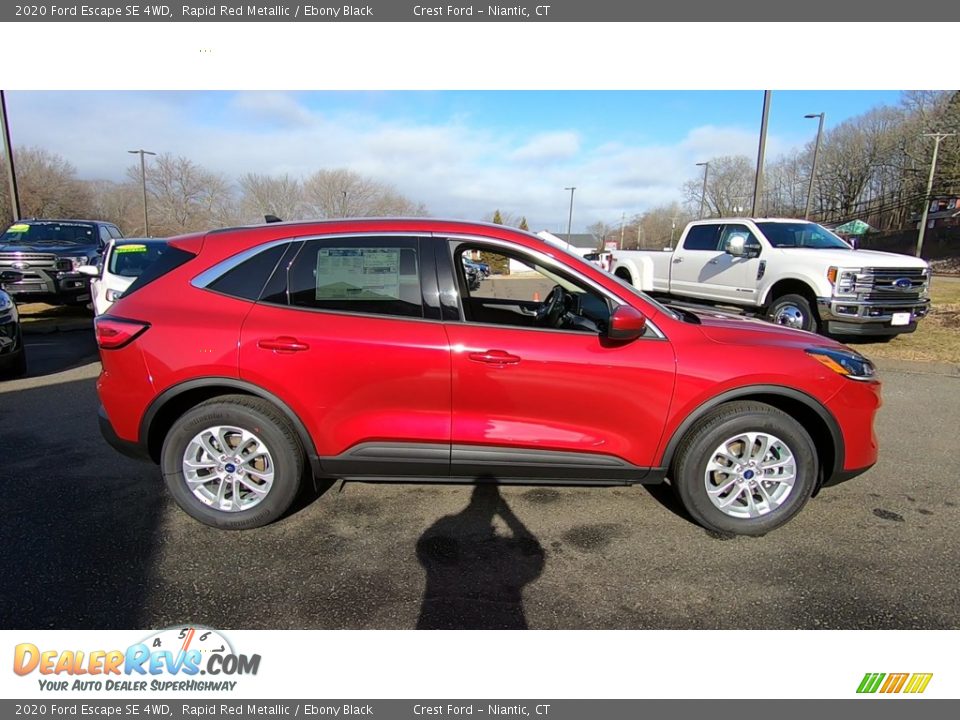 2020 Ford Escape SE 4WD Rapid Red Metallic / Ebony Black Photo #8