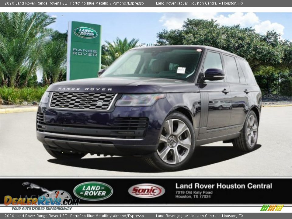 2020 Land Rover Range Rover HSE Portofino Blue Metallic / Almond/Espresso Photo #1