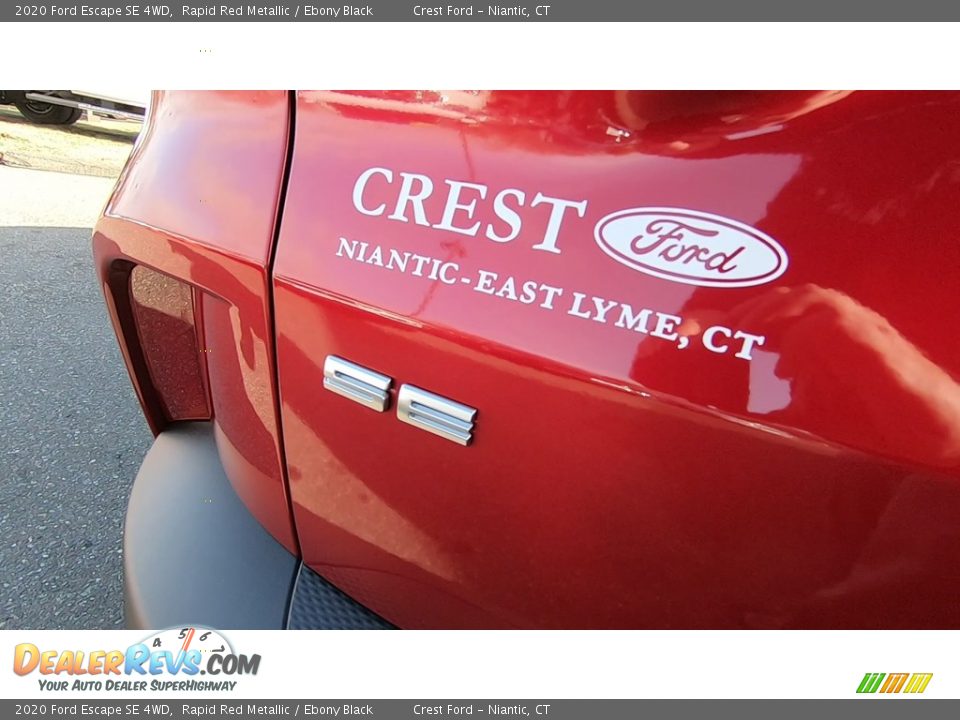 2020 Ford Escape SE 4WD Rapid Red Metallic / Ebony Black Photo #9