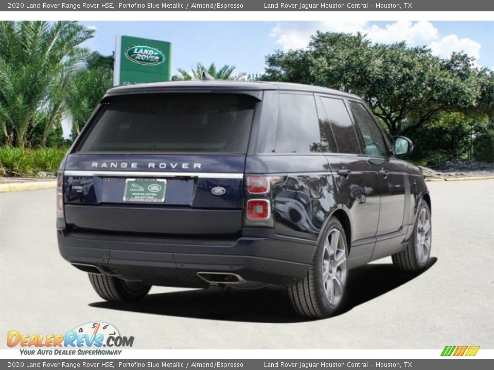 2020 Land Rover Range Rover HSE Portofino Blue Metallic / Almond/Espresso Photo #4