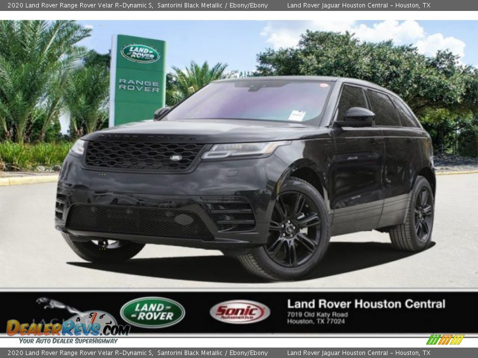 2020 Land Rover Range Rover Velar R-Dynamic S Santorini Black Metallic / Ebony/Ebony Photo #1
