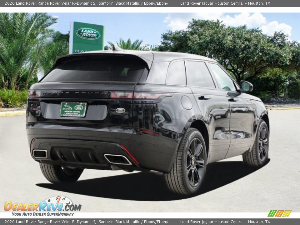 2020 Land Rover Range Rover Velar R-Dynamic S Santorini Black Metallic / Ebony/Ebony Photo #4