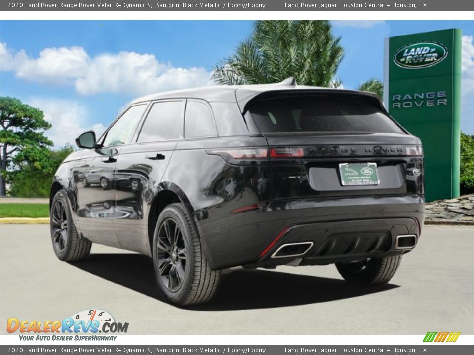 2020 Land Rover Range Rover Velar R-Dynamic S Santorini Black Metallic / Ebony/Ebony Photo #5