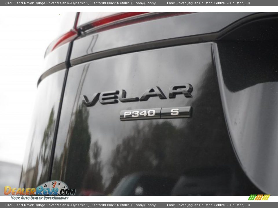 2020 Land Rover Range Rover Velar R-Dynamic S Santorini Black Metallic / Ebony/Ebony Photo #10