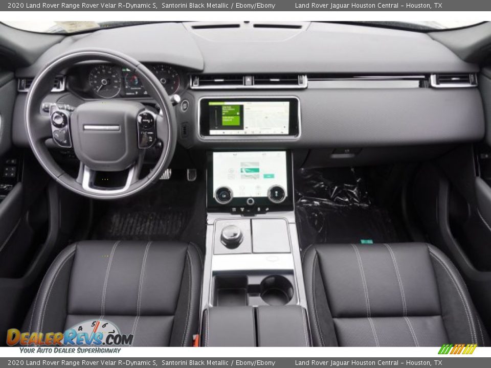 2020 Land Rover Range Rover Velar R-Dynamic S Santorini Black Metallic / Ebony/Ebony Photo #27