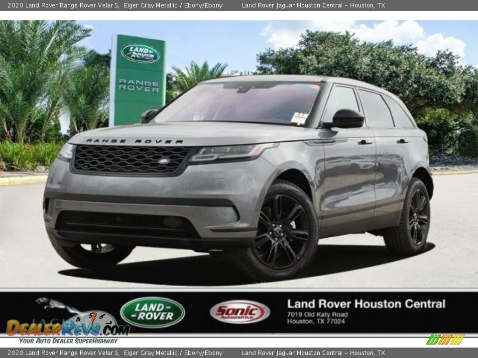 2020 Land Rover Range Rover Velar S Eiger Gray Metallic / Ebony/Ebony Photo #1
