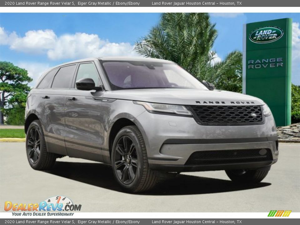 2020 Land Rover Range Rover Velar S Eiger Gray Metallic / Ebony/Ebony Photo #2