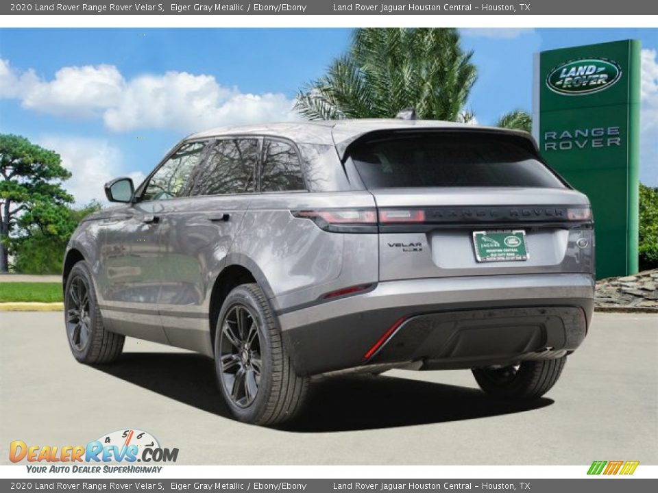 2020 Land Rover Range Rover Velar S Eiger Gray Metallic / Ebony/Ebony Photo #5