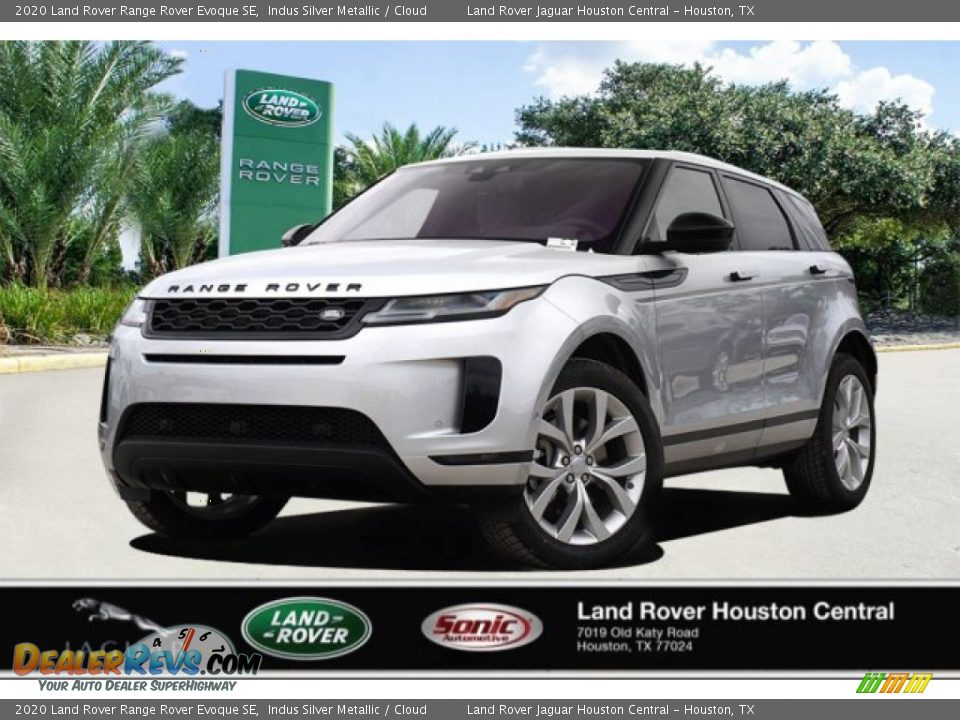 2020 Land Rover Range Rover Evoque SE Indus Silver Metallic / Cloud Photo #1