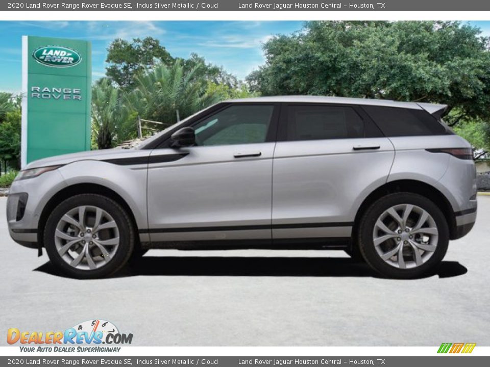 2020 Land Rover Range Rover Evoque SE Indus Silver Metallic / Cloud Photo #3