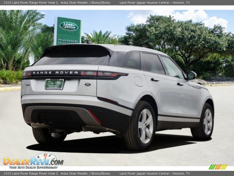 2020 Land Rover Range Rover Velar S Indus Silver Metallic / Ebony/Ebony Photo #4