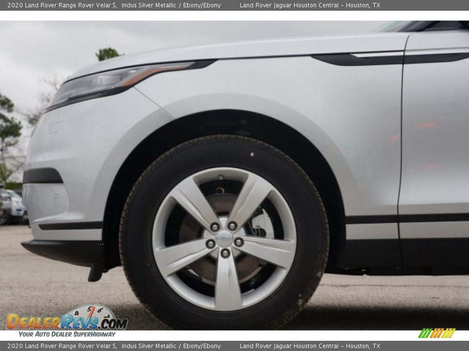 2020 Land Rover Range Rover Velar S Indus Silver Metallic / Ebony/Ebony Photo #6