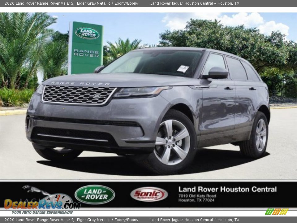 2020 Land Rover Range Rover Velar S Eiger Gray Metallic / Ebony/Ebony Photo #1