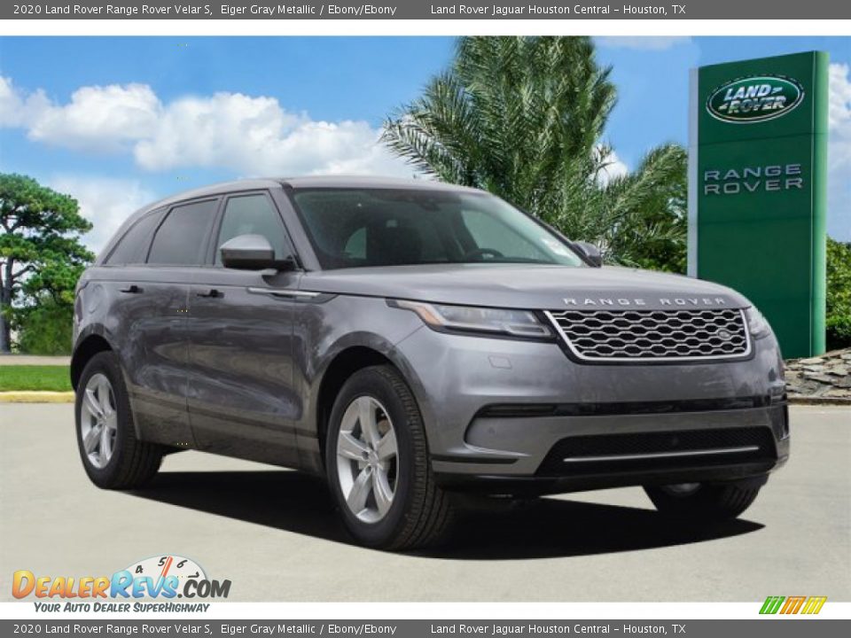 2020 Land Rover Range Rover Velar S Eiger Gray Metallic / Ebony/Ebony Photo #2