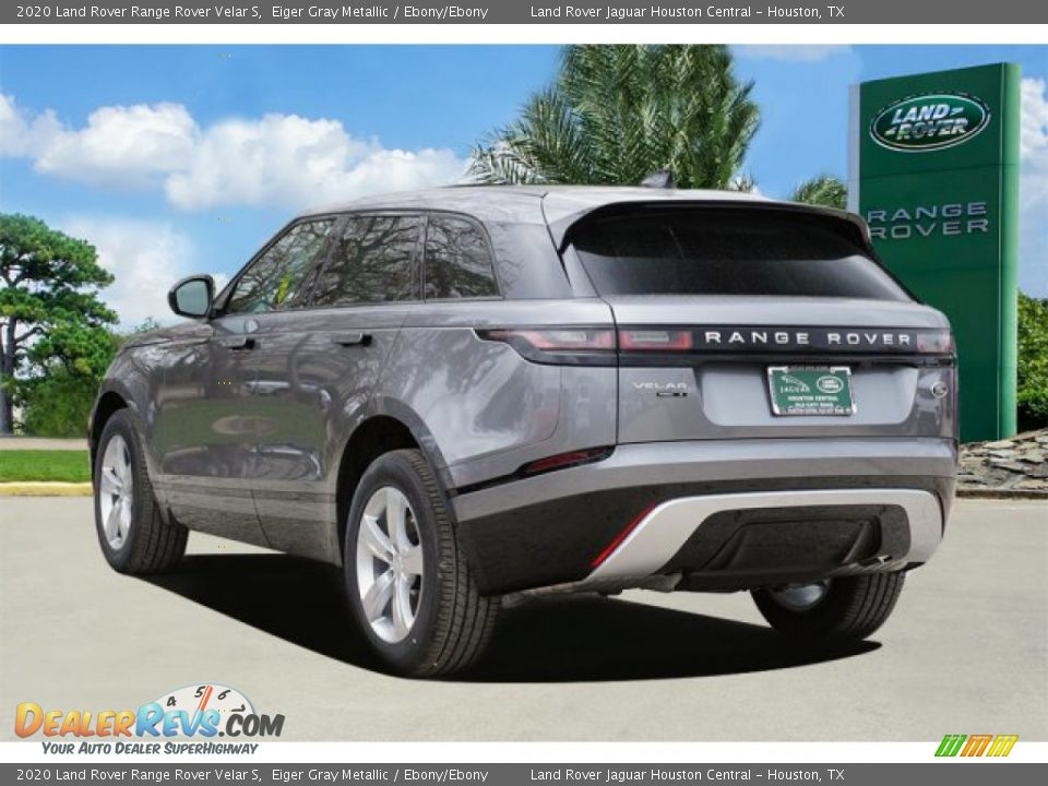 2020 Land Rover Range Rover Velar S Eiger Gray Metallic / Ebony/Ebony Photo #5