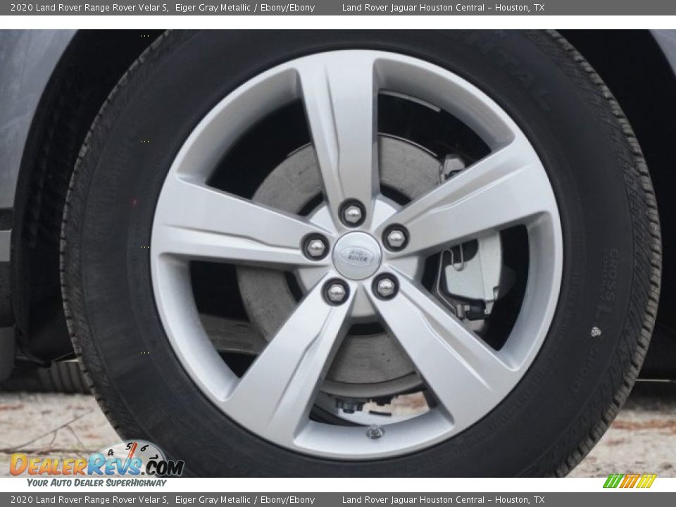 2020 Land Rover Range Rover Velar S Eiger Gray Metallic / Ebony/Ebony Photo #8