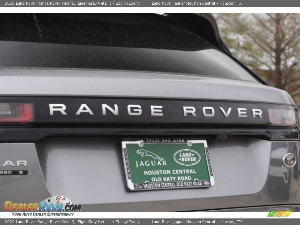 2020 Land Rover Range Rover Velar S Eiger Gray Metallic / Ebony/Ebony Photo #9