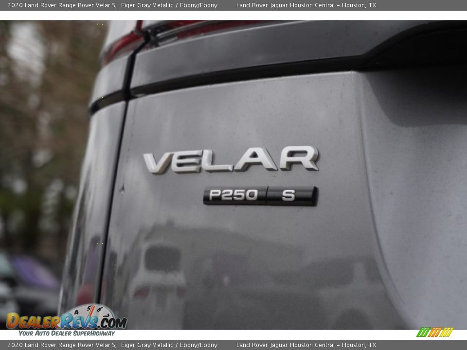 2020 Land Rover Range Rover Velar S Eiger Gray Metallic / Ebony/Ebony Photo #10
