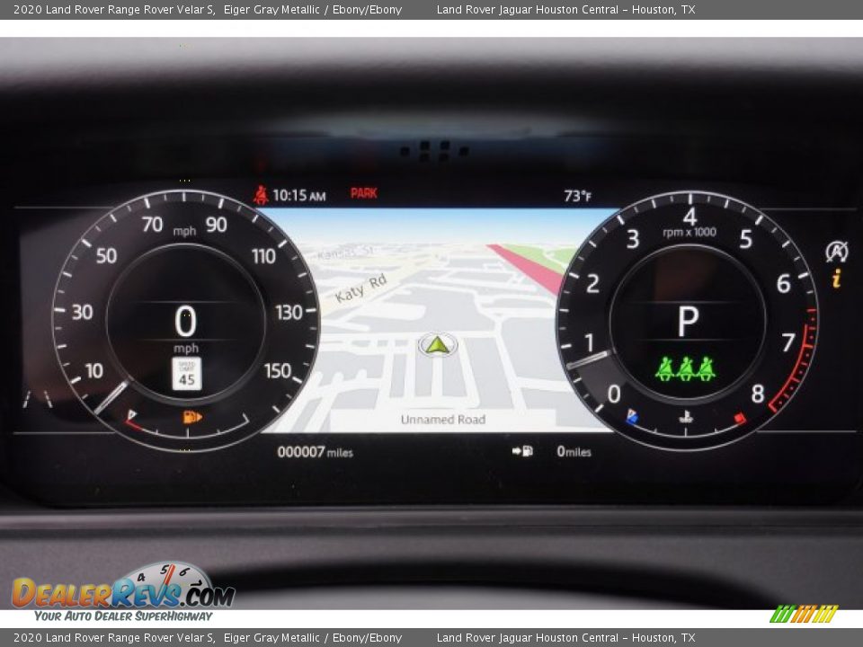 2020 Land Rover Range Rover Velar S Eiger Gray Metallic / Ebony/Ebony Photo #14
