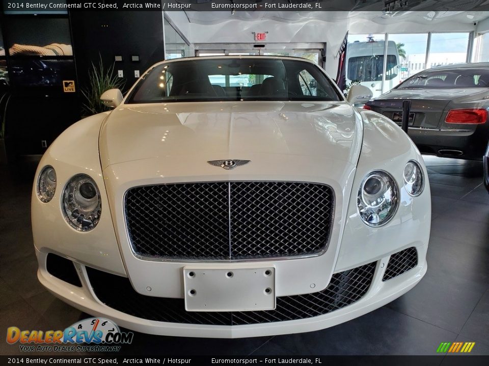 2014 Bentley Continental GTC Speed Arctica White / Hotspur Photo #3