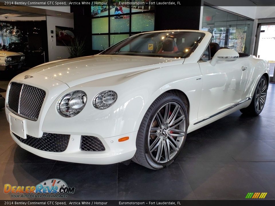 2014 Bentley Continental GTC Speed Arctica White / Hotspur Photo #4