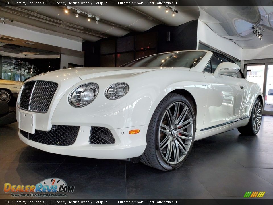 2014 Bentley Continental GTC Speed Arctica White / Hotspur Photo #5