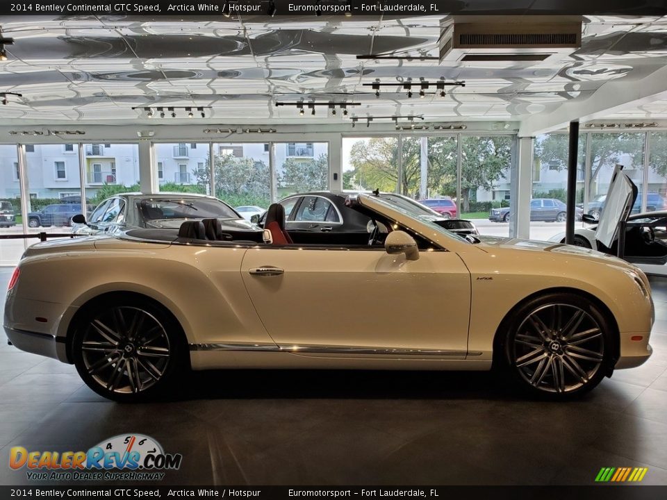 2014 Bentley Continental GTC Speed Arctica White / Hotspur Photo #8