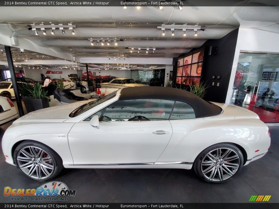 2014 Bentley Continental GTC Speed Arctica White / Hotspur Photo #9