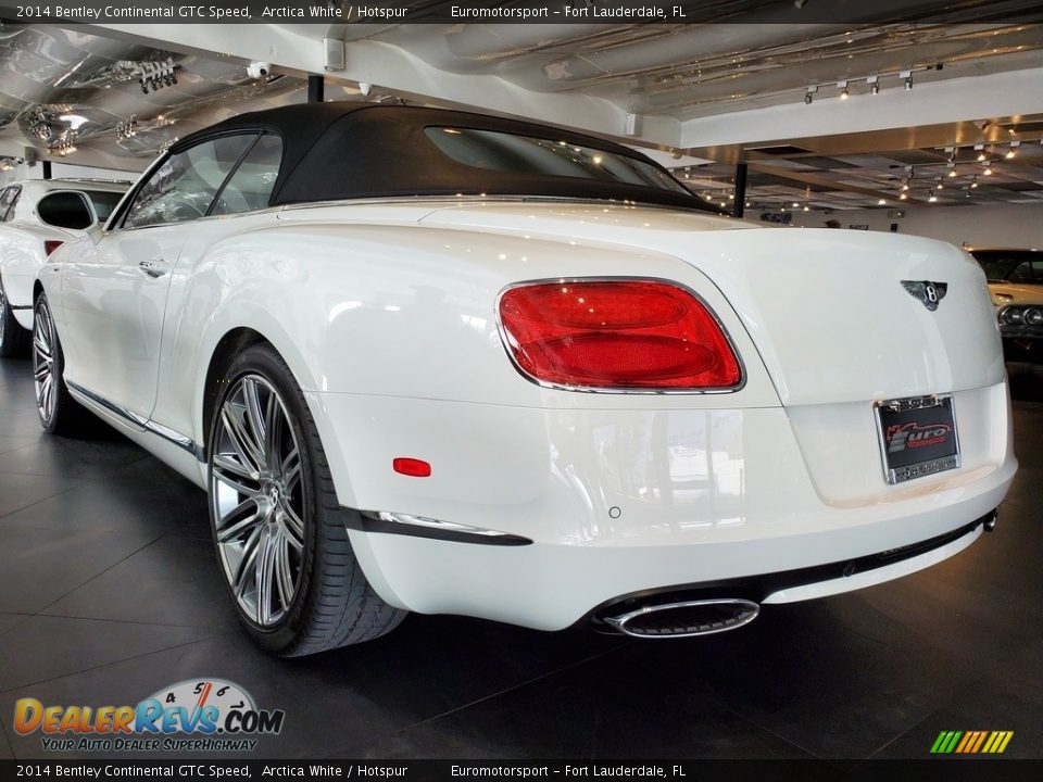 2014 Bentley Continental GTC Speed Arctica White / Hotspur Photo #10