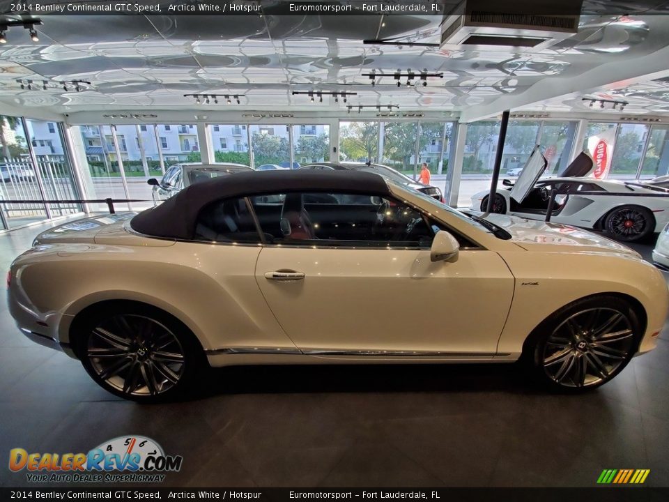 2014 Bentley Continental GTC Speed Arctica White / Hotspur Photo #12