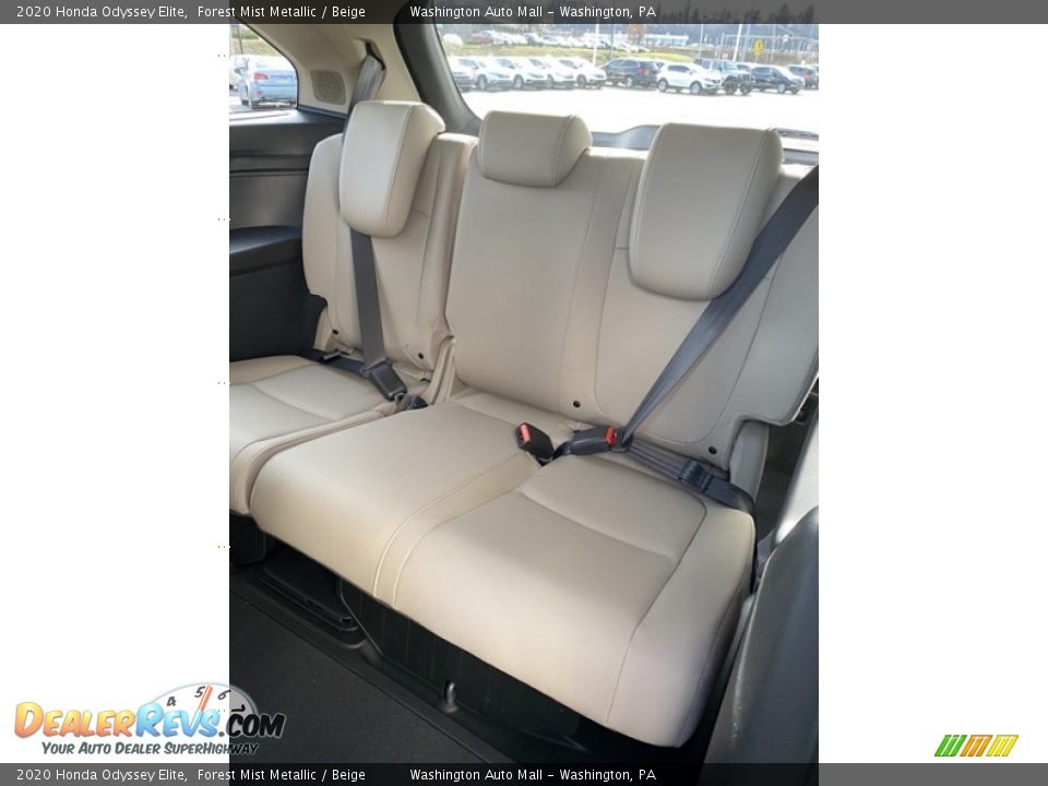 2020 Honda Odyssey Elite Forest Mist Metallic / Beige Photo #20