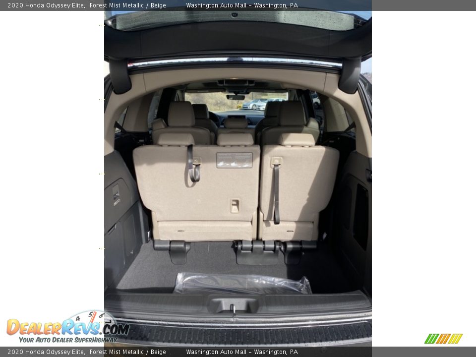 2020 Honda Odyssey Elite Forest Mist Metallic / Beige Photo #23